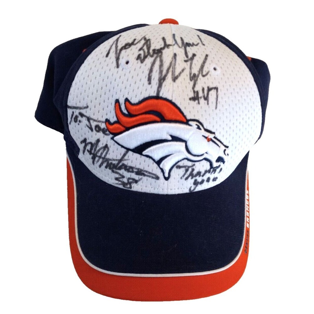NFL Rebok Denver Broncos Autographed Ball cap
